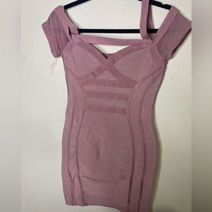 Lilac bandage dress